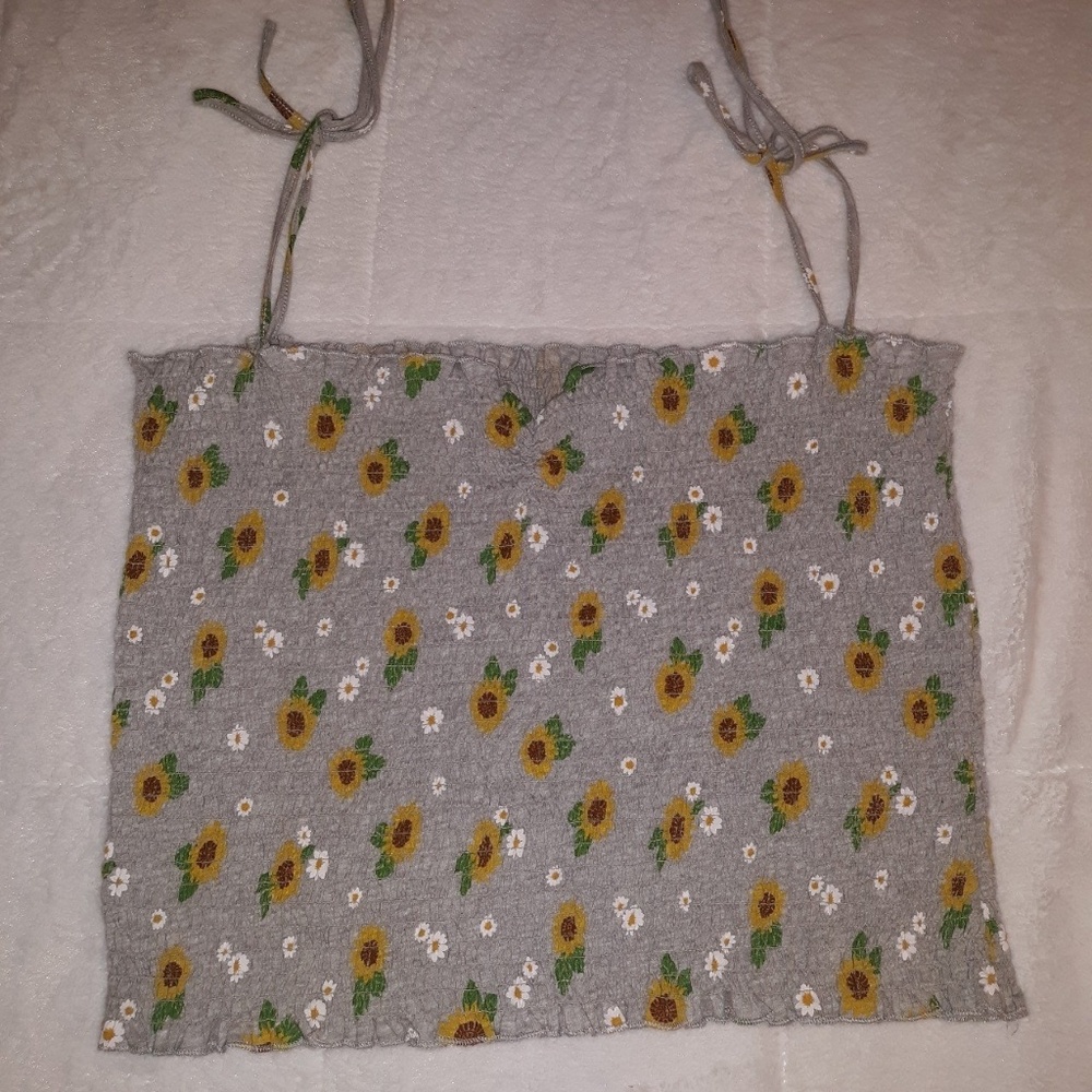 Sunflower crop top